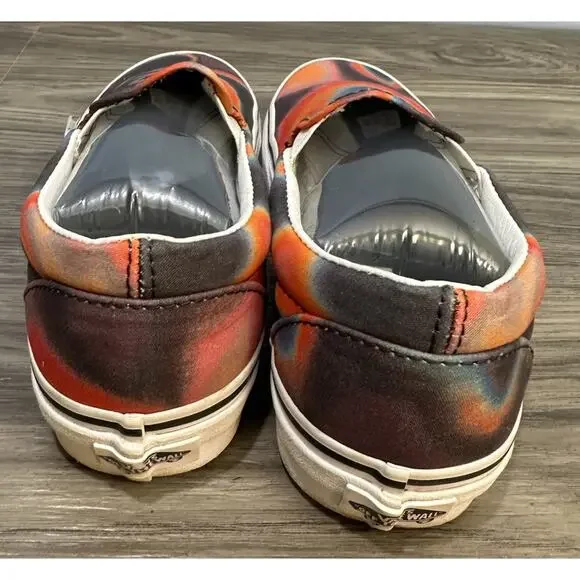 Vans Dark Aura Unisex Mens 5.5 Womens 7 Multi Color Skate Shoes Slip On - Picture 3 of 8